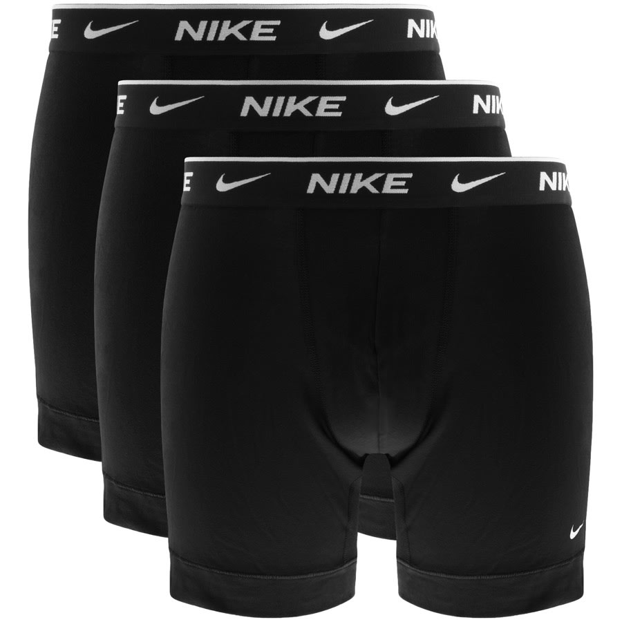 Alternative Image for ProductNike Logo 3 Pack Boxer Shorts Black1
